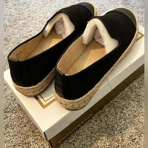 Black espadrilles size 8.5 NWTIN - Picture 5 of 10